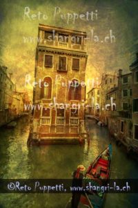 Venedig Gondeln I