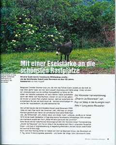 Mit einer Eselin durch die Cevennen - Original Magazin Voralberg