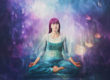 Fantasy Kunst Meditation Fotocollage
